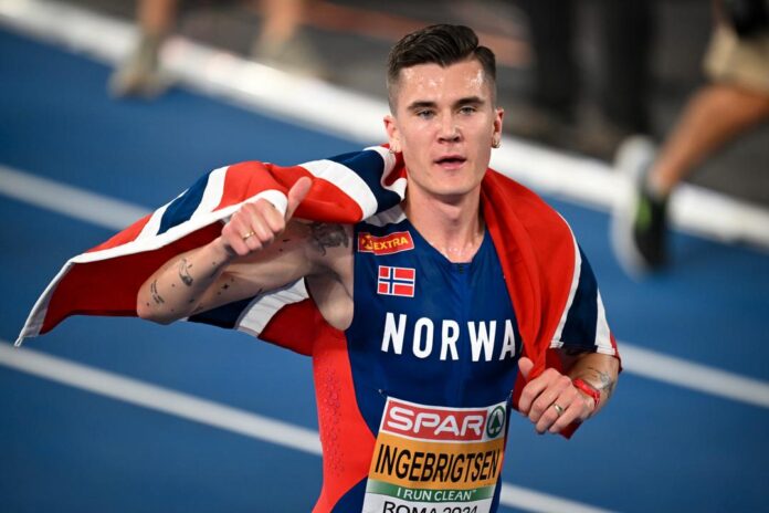 Friidretts-EM: Konkurrent deler ut gullet til Jakob Ingebrigtsen før start på 1500 meter - VG