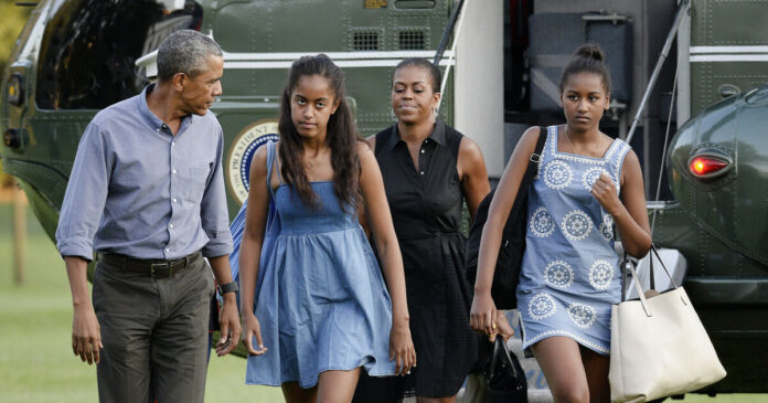 Dette gjør Malia Obama og Sasha Obama i dag