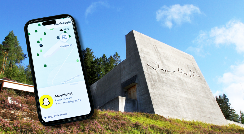 Ivar Aasen-museum er «erotisk», ifølgje Snapchat