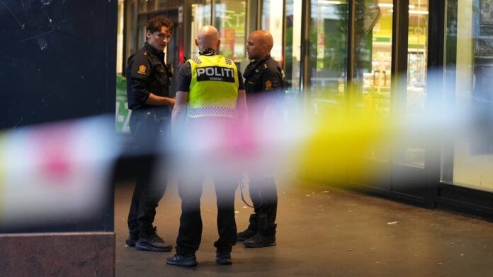 Oslo knivstikking på sentrum scene