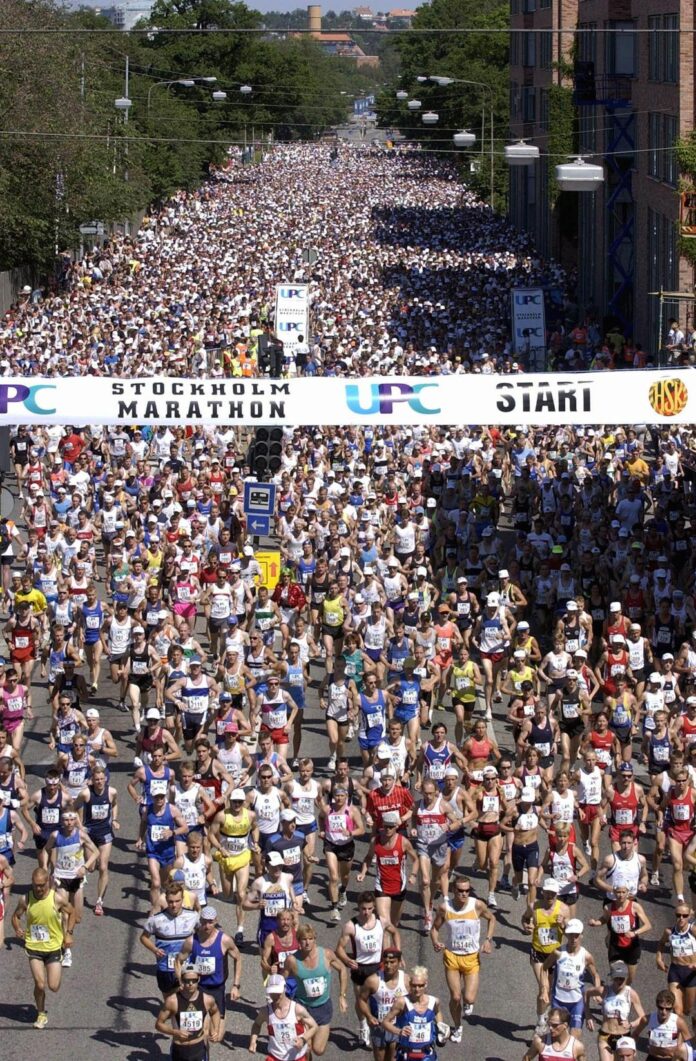 Vanntrøbbel under Stockholm maraton