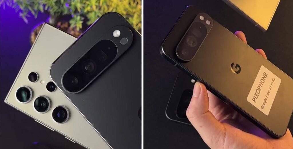 Dette skal være Pixel 9 Pro XL, som vist frem på en TikTok-video.