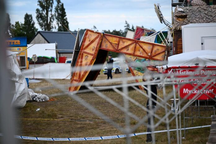 Mann omkom i ulykke på marked i Sverige