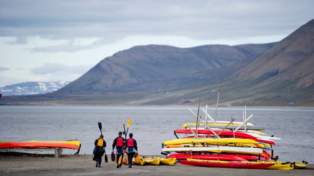 Sommer på Svalbard.