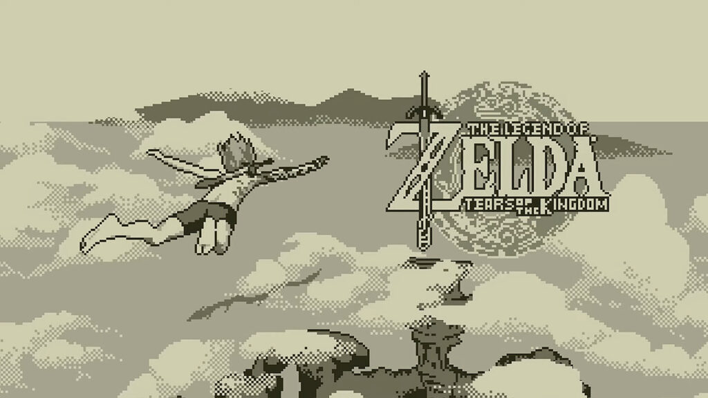 Sjekk ut Zelda: Tears of the Kingdom på Game Boy - The Legend of Zelda: Tears of the Kingdom