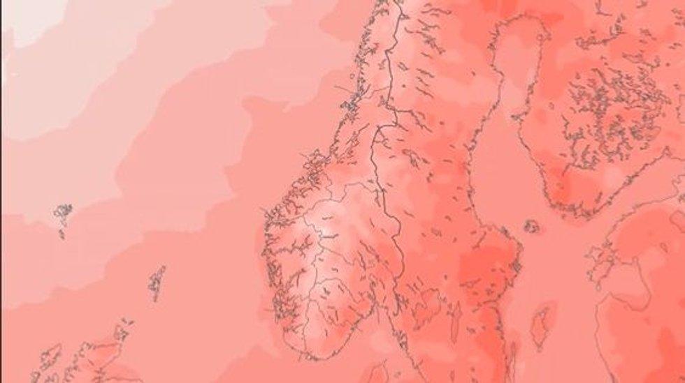 Fint vær i hele landet – opp mot 30 grader flere steder