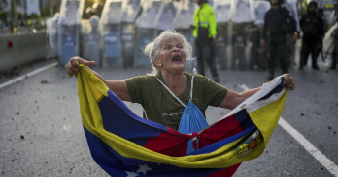 Venezuela - Store protester mot presidenten